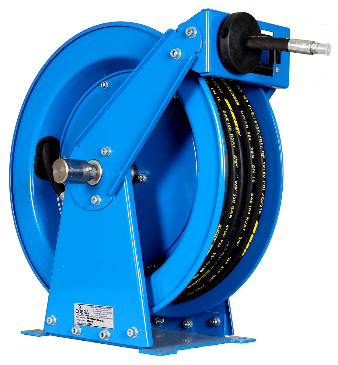 Cobra Hose reel GP200-HPG-15/06-b C/W hose